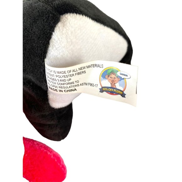 Plush Bundle of 4 Panda Pink Elephant Green Leopard - Picture 5 of 8